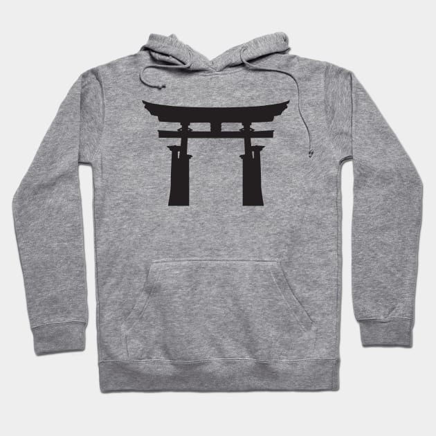 Torii gate Hoodie by Amusing Aart.